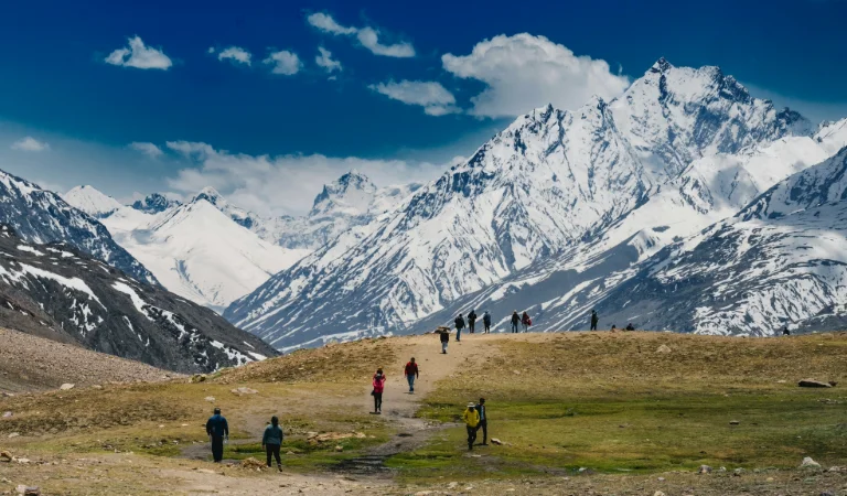 Panoramic Spiti Valley cold desert Himalayan landscape in tour package